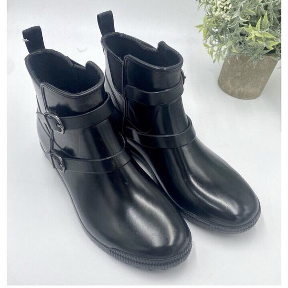 COUGAR ROYALE ANKLE-HIGH HAND CRAFTED RAIN BOOTS / WOMEN'S US SIZE 8 - Picture 2 of 12